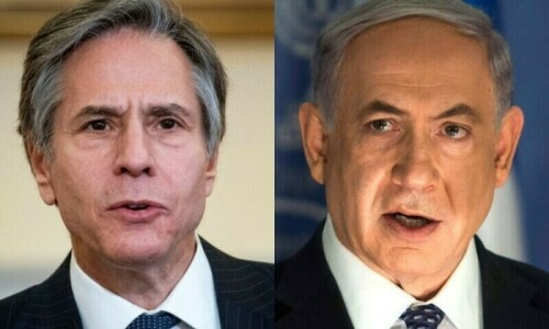 Blinken, Netanyahu shelter in bunker