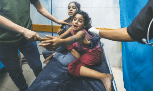 Inhumane Israel kills hundreds in strike on Gaza hospital