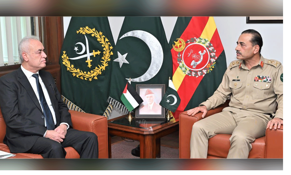 COAS Munir meets Palestinian envoy, expresses concern over Israel&rsquo;s &lsquo;unabated violence&rsquo; in Gaza
