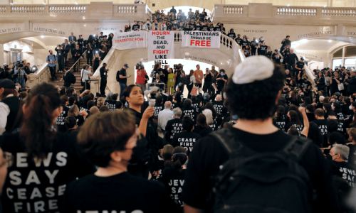 New York police arrest hundreds at Jewish protest urging Gaza ceasefire