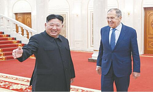 Russian FM thanks North Korea for support over Ukraine