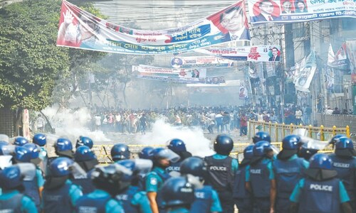 Anti-Hasina protest turns violent, leaves two dead