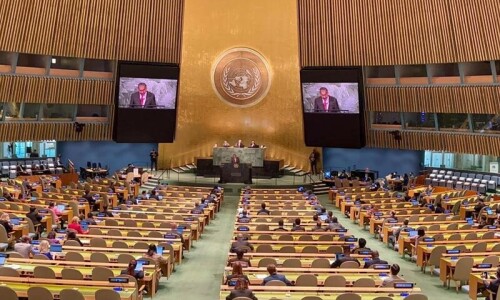 UN body endorses Pakistan&rsquo;s argument on regional peace