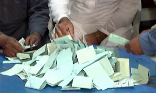 Counting under way as polling concludes for local govt by-polls in Sindh