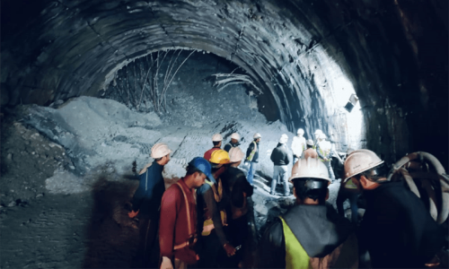 At least 40 Indian workers trapped in tunnel collapse: rescue worker
