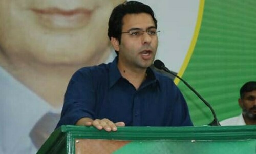 Moonis Elahi declared absconder in graft case by Lahore accountability court