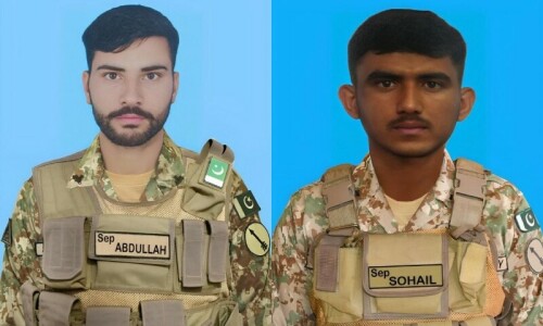 2 soldiers martyred in exchange of fire with militants in North Waziristan: ISPR 2 soldiers martyred in exchange of fire with militants in North Waziristan: ISPR