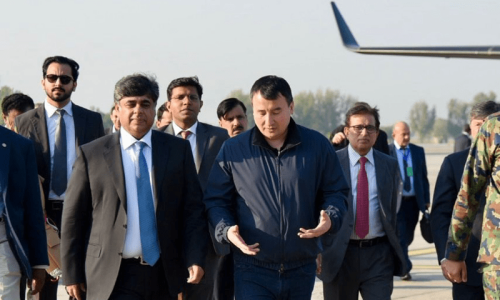 Uzbek deputy PM arrives in Pakistan for crucial trade talks Uzbek deputy PM arrives in Pakistan for crucial trade talks