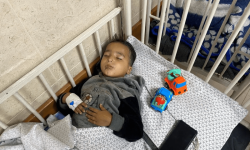 Bombarded twice in Gaza, 4-year-old Ahmed loses parents, then legs Bombarded twice in Gaza, 4-year-old Ahmed loses parents, then legs