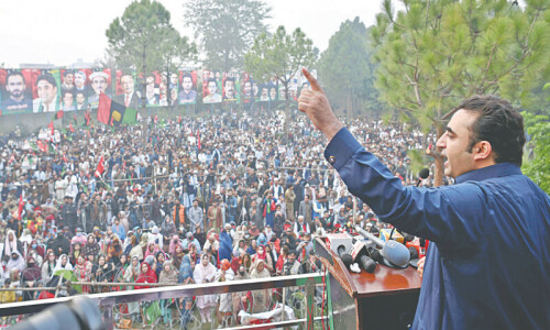 Bilawal says opponents have ‘no respect for vote’ Bilawal says opponents have ‘no respect for vote’