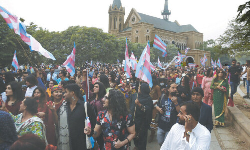Trans community raises demand for identity at Moorat March Trans community raises demand for identity at Moorat March