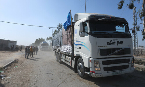 Humanitarian aid reaches northern Gaza for the first time: report Humanitarian aid reaches northern Gaza for the first time: report