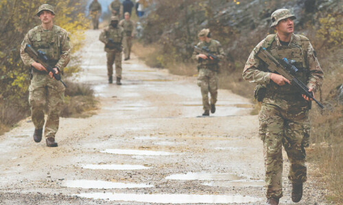 British troops patrol Kosovo-Serbia border as tensions remain high British troops patrol Kosovo-Serbia border as tensions remain high