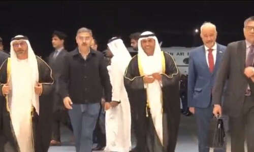 PM Kakar lands in UAE for bilateral visit PM Kakar lands in UAE for bilateral visit