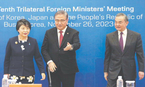 Busan moot vows to boost trilateral cooperation Busan moot vows to boost trilateral cooperation