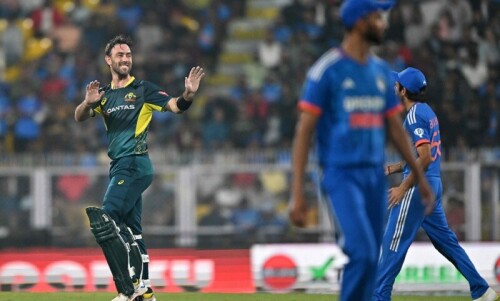 Maxwell mayhem keeps Australia alive in India T20 series