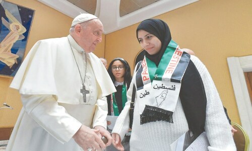 Row over whether Pope called Gaza situation &lsquo;genocide&rsquo;