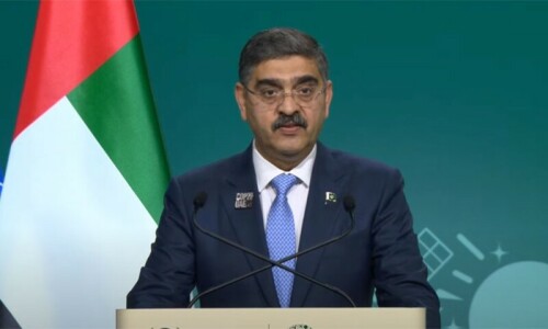 PM Kakar demands urgent execution of $100bn commitments for climate change finance PM Kakar demands urgent execution of $100bn commitments for climate change finance