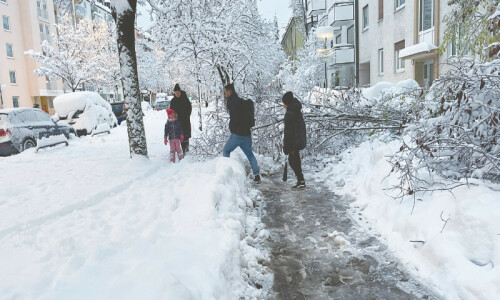 Heavy snow paralyses parts of southern Germany Heavy snow paralyses parts of southern Germany