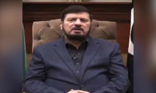 Difficult to carry out political activities in parts of KP due to security situation: governor Difficult to carry out political activities in parts of KP due to security situation: governor