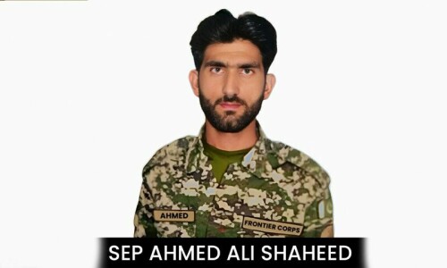 Soldier martyred in exchange of fire with terrorists in South Waziristan: ISPR