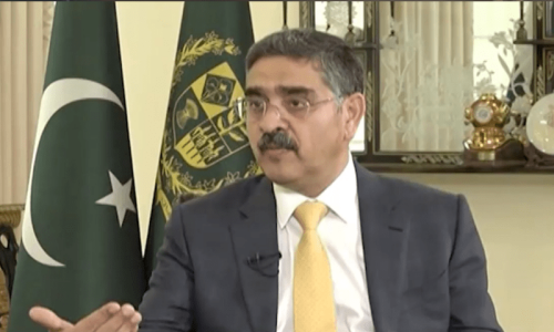 انتخابات میں سیکیورٹی کیلئے فوج کی تعیناتی کا مطالبہ آیا تو غور کریں گے، نگران وزیر اعظم