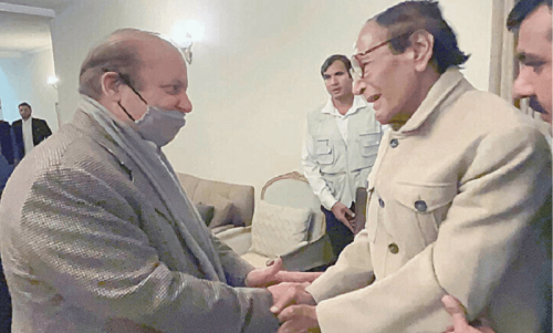 Nawaz, Shujaat look to rekindle electoral flame Nawaz, Shujaat look to rekindle electoral flame