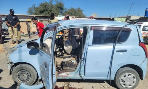 Policeman martyred in blast in Balochistan’s Khuzdar: officials Policeman martyred in blast in Balochistan’s Khuzdar: officials