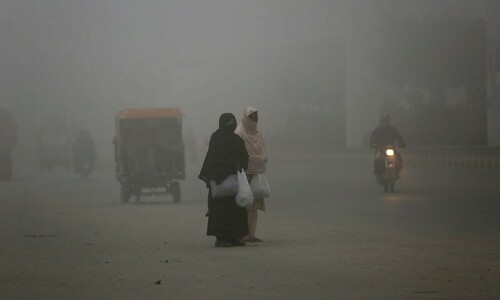 Lahorites face health risks as smog crisis continues Lahorites face health risks as smog crisis continues