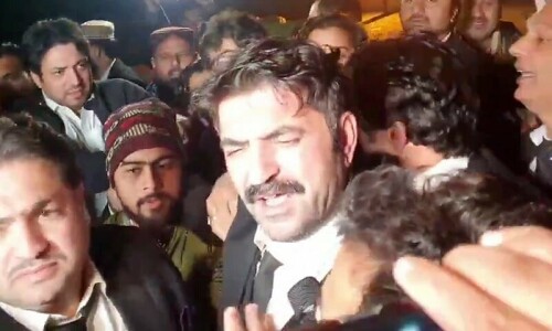 PTI’s Sher Afzal Marwat released after LHC order PTI’s Sher Afzal Marwat released after LHC order