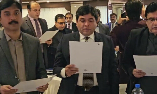 پنجاب: ڈسٹرکٹ ریٹرننگ افسران کی تقریب حلف برداری