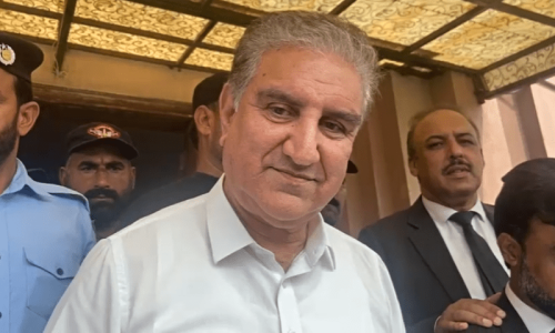 PTI&rsquo;s Shah Mahmood Qureshi detained for 15 days at Adiala jail under public order law