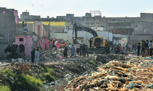 Immediate start of work on township for displaced nullah residents ordered in Karachi Immediate start of work on township for displaced nullah residents ordered in Karachi