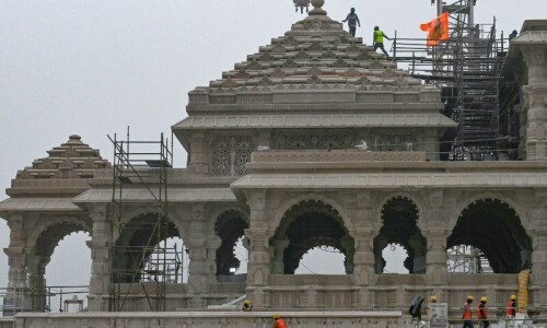 Indian town abuzz as divisive Ram temple nears completion at Babri Masjid site