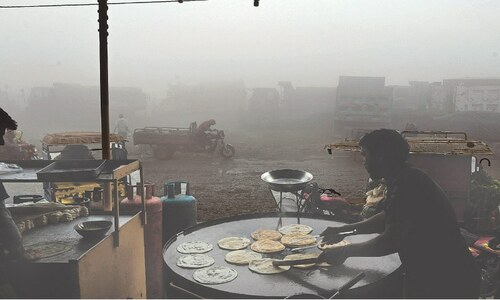 Two die, 16 injured in fog-related accidents