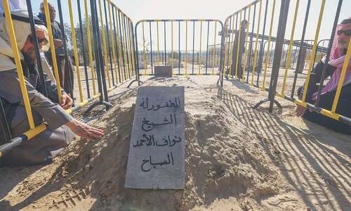 Kuwait&rsquo;s Emir Sheikh Nawaf laid to rest