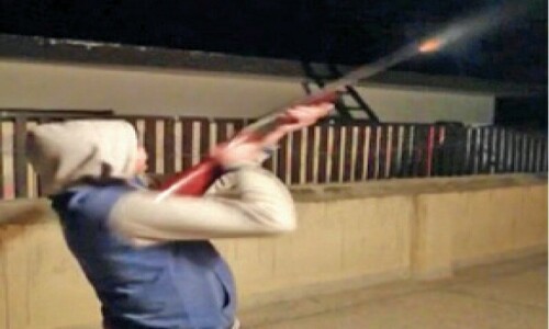 Infant girl shot dead, 32 others injured in celebratory aerial firing on New Year’s Eve in Karachi Infant girl shot dead, 32 others injured in celebratory aerial firing on New Year’s Eve in Karachi