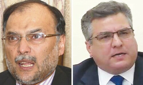 Daniyal Aziz defends his remarks against Ahsan Iqbal