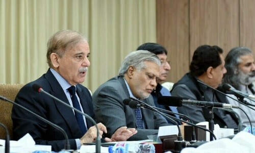 PML-N leaders discuss poll strategy with Shehbaz PML-N leaders discuss poll strategy with Shehbaz