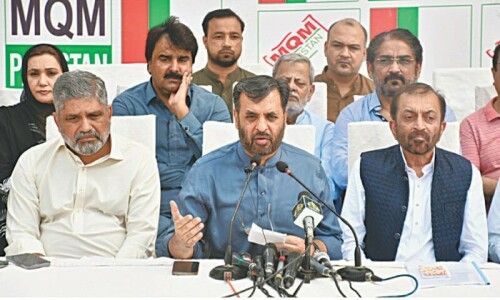 At crossroads: Will MQM-P boycott polls? At crossroads: Will MQM-P boycott polls?