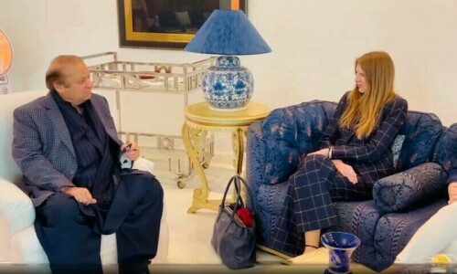برطانوی ہائی کمشنر کی نواز شریف سے ملاقات، &rsquo;اجتماعیت کے حامل انتخابات پاکستان کے مستقبل کیلئے اہم ہیں&lsquo;