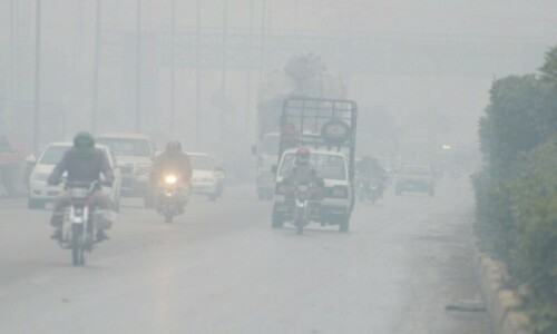 No let-up in foggy conditions in KP No let-up in foggy conditions in KP