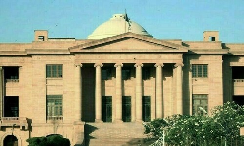 SHC dismisses pleas against candidature of three PTI men