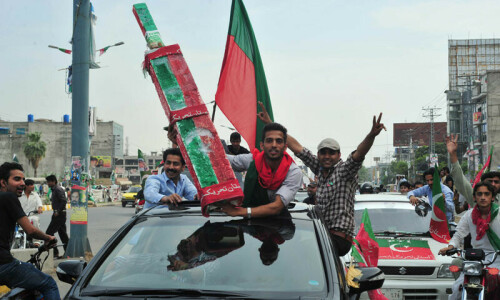 Amid contempt threat, ECP-PTI ‘bat-tle’ lands in apex court Amid contempt threat, ECP-PTI ‘bat-tle’ lands in apex court