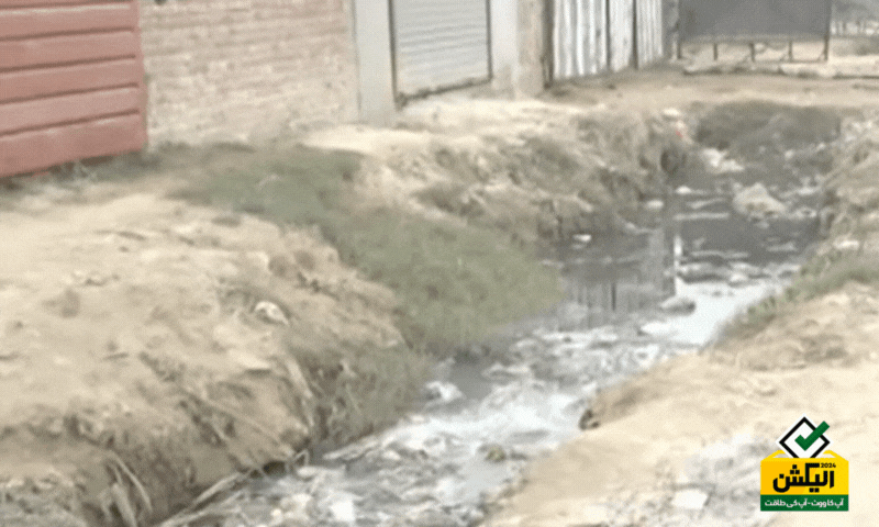 این اے 124 لاہور: سیوریج کے ناقص انتظام اور صفائی نہ ہونے کے باعث عوام شکوہ کناں