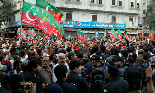 PTI-backed candidates launch campaign in Lahore amid fear of arrest, harassment