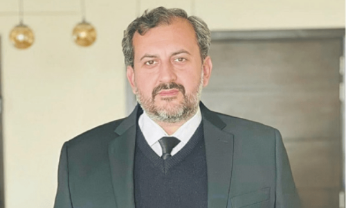 Barrister Umair Niazi &mdash; thrust into political spotlight in Mianwali