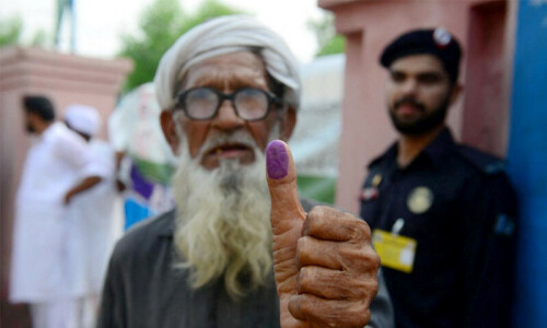 عام انتخابات: 65 سال سے زائد عمر کے ووٹرز کی شرح 10 فیصد سے کم