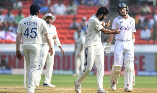 ICC reprimands India’s Bumrah for ‘inappropriate physical contact’ with England’s Pope ICC reprimands India’s Bumrah for ‘inappropriate physical contact’ with England’s Pope