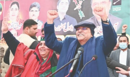 Zardari leads PPP&rsquo;s campaign in Kahuta